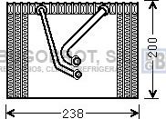 BUGOBROT 70-FTV377 - Evaporator, air conditioning car-mod.net