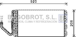 BUGOBROT 70-MNV069 - Evaporator, air conditioning car-mod.net