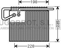 BUGOBROT 70-MSV397 - Evaporator, air conditioning car-mod.net