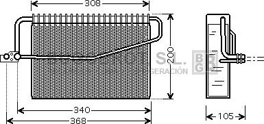 BUGOBROT 70-MSV381 - Evaporator, air conditioning car-mod.net