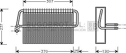 BUGOBROT 70-MSV272 - Evaporator, air conditioning car-mod.net