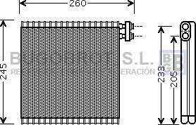 BUGOBROT 70-MZV216 - Evaporator, air conditioning car-mod.net
