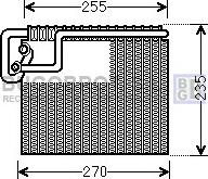 BUGOBROT 70-OLV481 - Evaporator, air conditioning car-mod.net