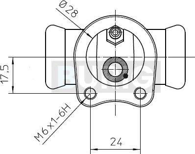 Burig B090060 - Wheel Brake Cylinder car-mod.net