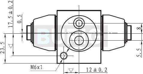 Burig B090005 - Wheel Brake Cylinder car-mod.net
