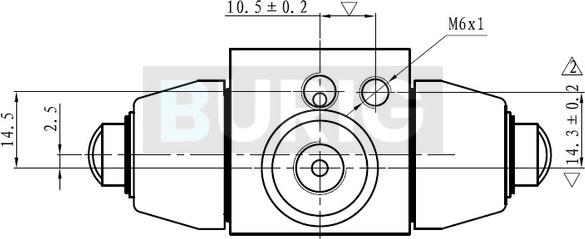 Burig B090007 - Wheel Brake Cylinder car-mod.net