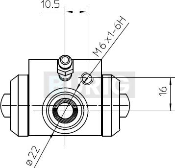 Burig B090085 - Wheel Brake Cylinder car-mod.net