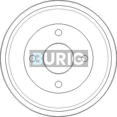 Burig B040064 - Brake Drum car-mod.net