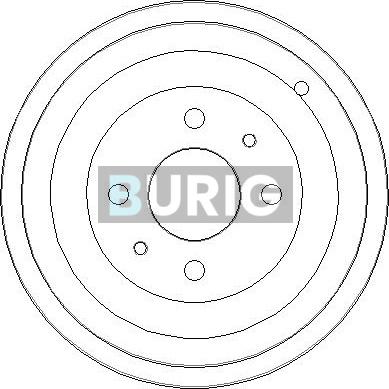 Burig B040063 - Brake Drum car-mod.net