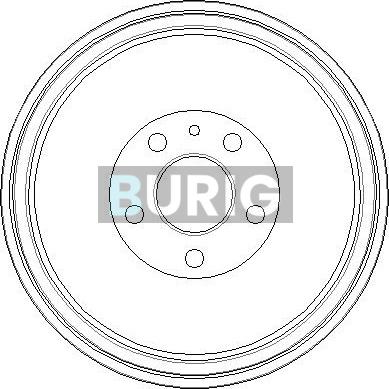 Burig B040080 - Brake Drum car-mod.net