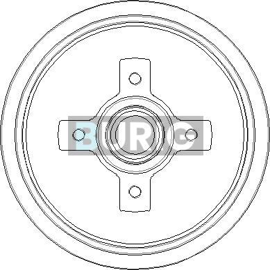 Burig B040081 - Brake Drum car-mod.net