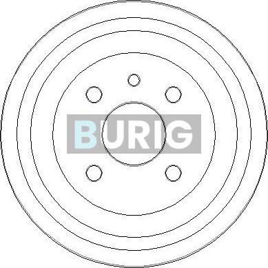 Burig B040029 - Brake Drum car-mod.net
