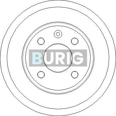 Burig B040118 - Brake Drum car-mod.net