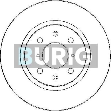 Burig B010408 - Brake Disc car-mod.net