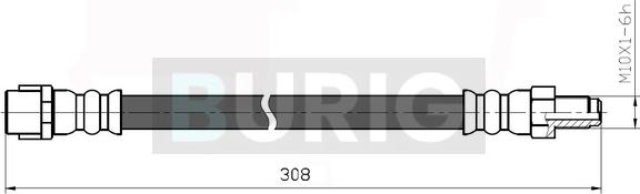 Burig B080094 - Brake Hose car-mod.net
