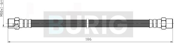 Burig B080041 - Brake Hose car-mod.net