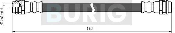 Burig B080021 - Brake Hose car-mod.net