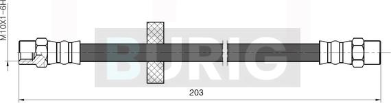 Burig B080072 - Brake Hose car-mod.net