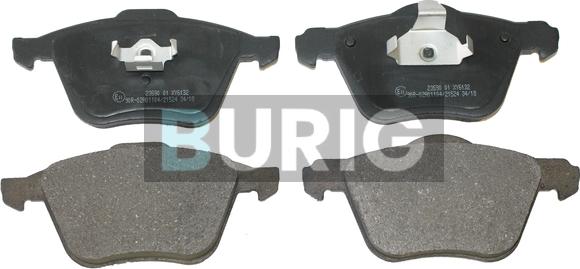 Burig B020547 - Brake Pad Set, disc brake car-mod.net