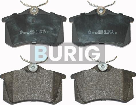Burig B020044 - Brake Pad Set, disc brake car-mod.net