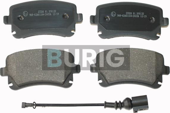 Burig B020056 - Brake Pad Set, disc brake car-mod.net