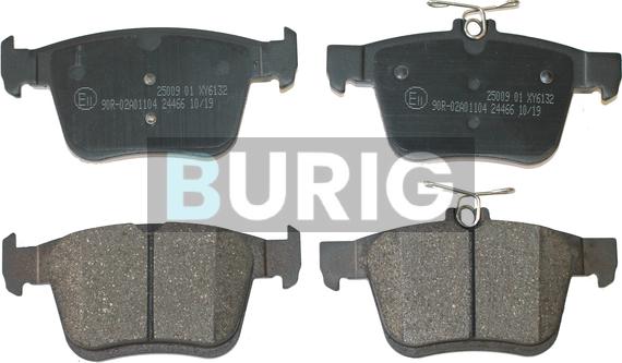 Burig B020079 - Brake Pad Set, disc brake car-mod.net