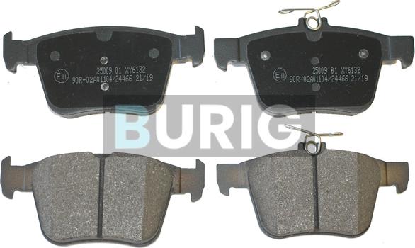 Burig B020309 - Brake Pad Set, disc brake car-mod.net