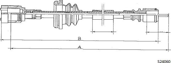 Cabor S24060 - Tacho Shaft car-mod.net