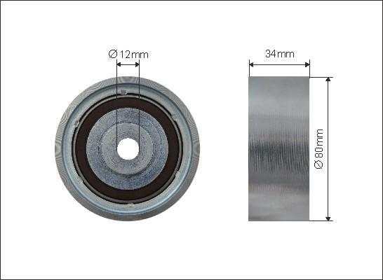 Caffaro 402-99 - Deflection / Guide Pulley, timing belt car-mod.net