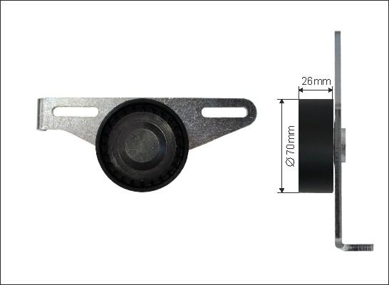 Caffaro 48-00 - Belt Tensioner, v-ribbed belt car-mod.net