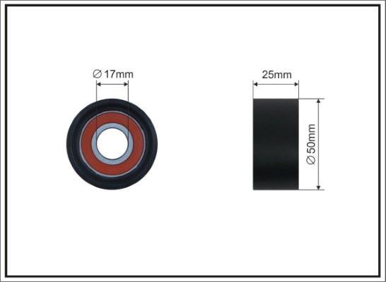 Caffaro 500646 - Pulley, v-ribbed belt car-mod.net