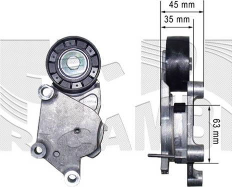 Caliber 47967 - Belt Tensioner, v-ribbed belt car-mod.net