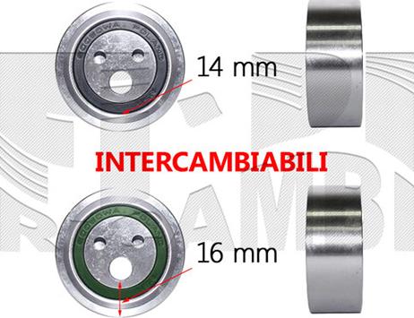 Caliber 56961 - Tensioner Pulley, timing belt car-mod.net