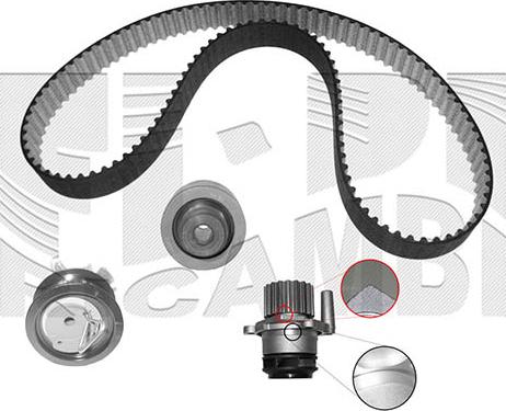 Caliber 0190KWWC - Water Pump & Timing Belt Set car-mod.net