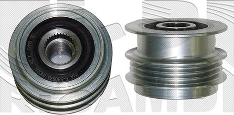 Caliber 89042 - Pulley, alternator, freewheel clutch car-mod.net