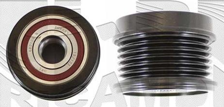Caliber 89358 - Pulley, alternator, freewheel clutch car-mod.net