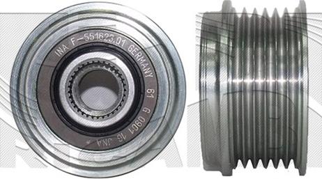 Caliber 88412 - Pulley, alternator, freewheel clutch car-mod.net