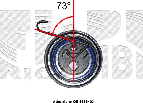 Caliber 87992 - Tensioner Pulley, timing belt car-mod.net