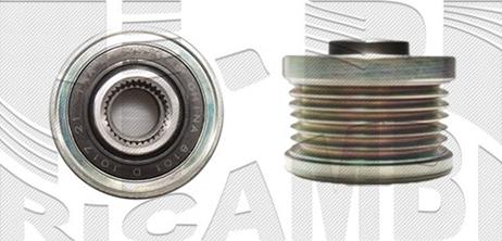Caliber 87968 - Pulley, alternator, freewheel clutch car-mod.net
