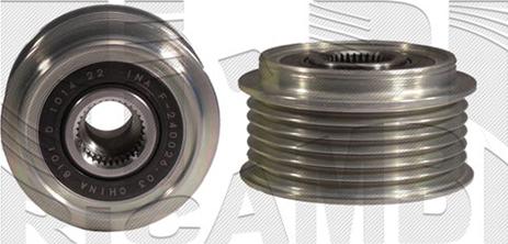 Caliber 87531 - Pulley, alternator, freewheel clutch car-mod.net