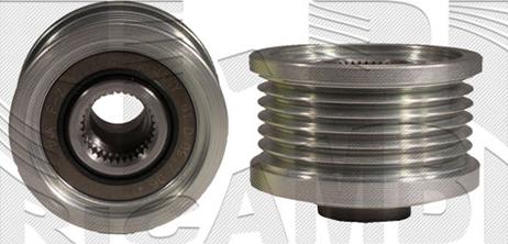 Caliber 87576 - Pulley, alternator, freewheel clutch car-mod.net
