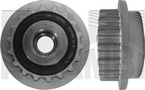 Caliber 20366 - Pulley, alternator, freewheel clutch car-mod.net