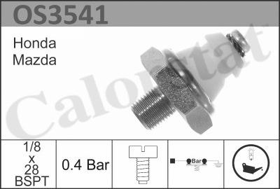 Calorstat by Vernet OS3541 - Sender Unit, oil pressure car-mod.net