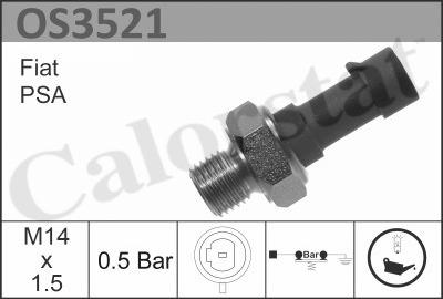 Calorstat by Vernet OS3521 - Sender Unit, oil pressure car-mod.net