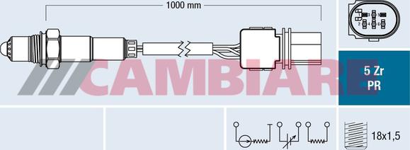 Cambiare VE381814 - Oxygen, Lambda Sensor car-mod.net