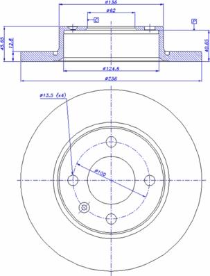 ACDelco AC2351D - Brake Disc car-mod.net