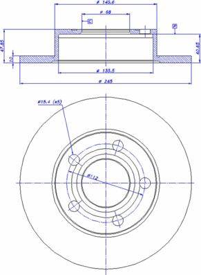 AD 5712 - Brake Disc car-mod.net