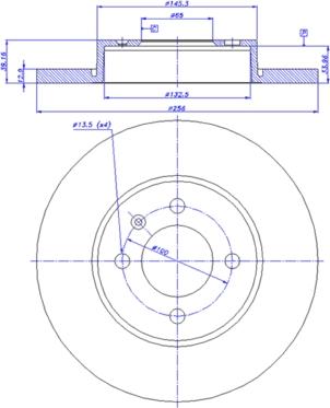 AD 4576 - Brake Disc car-mod.net