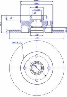 CAR 142.724 - Brake Disc car-mod.net