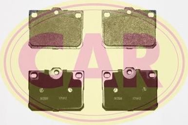 CAR PNT461 - Brake Pad Set, disc brake car-mod.net